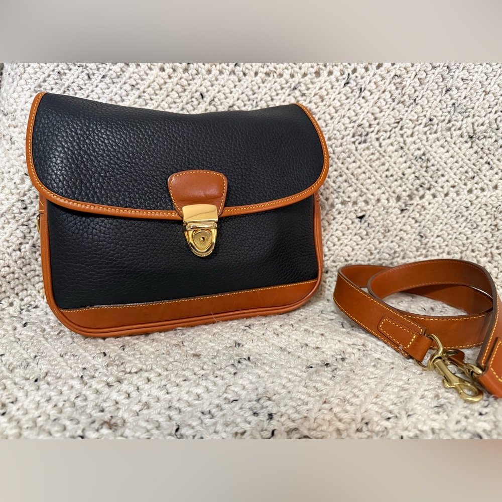 Dooney and Bourke Lock Flap Shoulder Bag